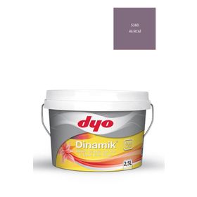 Dyo Dinamik 5160 Hercai 2.5 lt Silikonlu Silinebilir İpek Mat İç Cephe Duvar Boyası