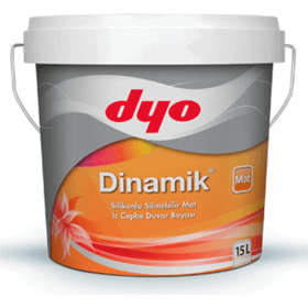Dyo Dinamik 7691 Hareli 7.5 lt Silikonlu Soft Mat İç Cephe Duvar Boyası