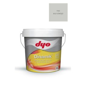 Dyo Dinamik İpek Mat 15 lt Buz Gümüşü Silikonlu İç Cephe Boyası