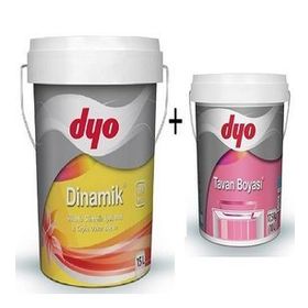 Dyo Dinamik İpek Mat 15 lt Nil Yeşili Silikonlu İç Cephe Boyası