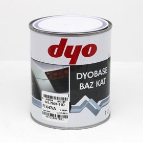 Dyo Dyobase Bazkat Çelik Grisi 1 lt Oto Boyası