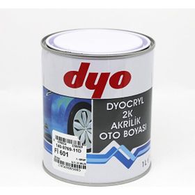Dyo Dyocryl 2K FİAT Fİ601 Siyah Akrilik Oto Boyası