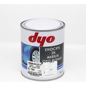 Dyo Dyocryl 2K İVECO İC194 İveco Beyazı Akrilik Oto Boyası