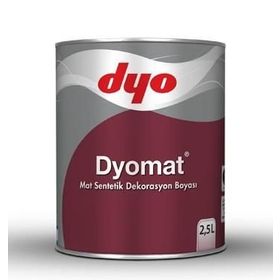 Dyo Dyomat Siyah 0.75 lt Mat Sentetik Dekorasyon Boyası