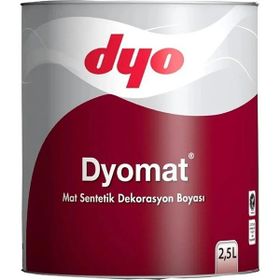 Dyo Dyomat Siyah 0.75 lt Mat Sentetik Dekorasyon Boyası