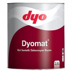 Dyo Dyomat Siyah 0.75 lt Mat Sentetik Dekorasyon Boyası