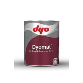 Dyo Dyomat Siyah 0.75 lt Mat Sentetik Dekorasyon Boyası