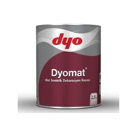 Dyo Dyomat Siyah 0.75 lt Mat Sentetik Dekorasyon Boyası