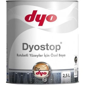 Dyo Dyostop 2,5 lt Beyaz Rutubetli Yüzeyler İçin Özel Boya