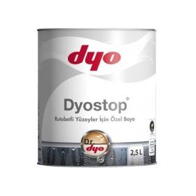 Dyo Dyostop 2,5 lt Beyaz Rutubetli Yüzeyler İçin Özel Boya