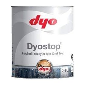 Dyo Dyostop 2,5 lt Beyaz Rutubetli Yüzeyler İçin Özel Boya