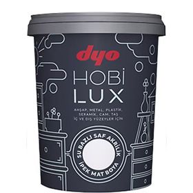 Dyo Hobilux 0.9 lt Saf Akrilik Su Bazlı Boya