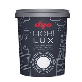 Dyo Hobilux 4348 Yalın 400 ml Su Bazlı Akrilik Ipek Mat Boya-