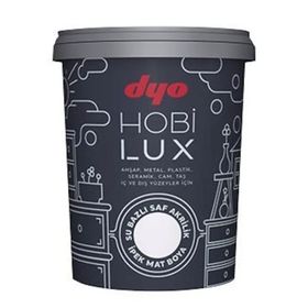 Dyo Hobilüx Siyah 0.4 lt Su Bazlı Akrilik Boya