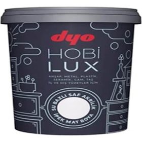 Dyo Hobilüx Su Bazlı 0,9 lt 0020 Siyah Akrilik Boya