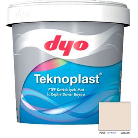 Dyo Teknoplast Alaçatı 2.5 lt PTFE Katkılı İpek Mat İç Cephe Duvar Boyası