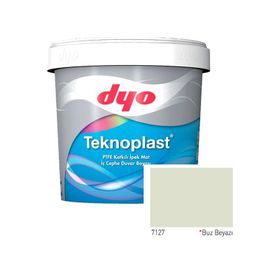 Dyo Teknoplast Buz Beyazı 15 lt PTFE Katkılı İpek Mat İç Cephe Duvar Boyası