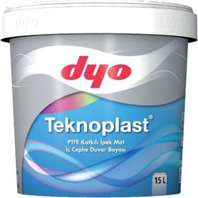 Dyo Teknoplast Buz Beyazı 2.5 lt PTFE Katkılı İpek Mat İç Cephe Duvar Boyası