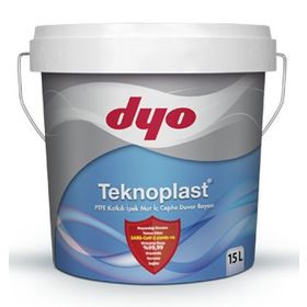 Dyo Teknoplast Köpük 15 lt PTFE Katkılı İpek Mat İç Cephe Duvar Boyası