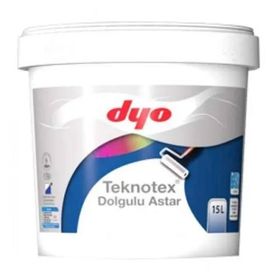 Dyo Teknotex Dolgulu 2.5 lt Beyaz Dış Cephe Astarı