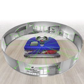 Dyson 360 Vis Nav Mavi/Nikel Robot Süpürge