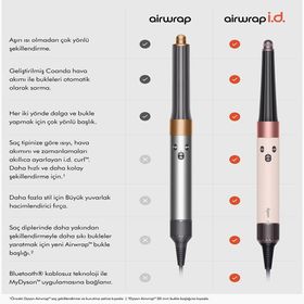 Dyson Airwrap I.d. Kıvırcık Bukleli Ceramic Pink Saç Şekillendirme Kurutma Seti