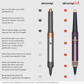 Dyson Airwrap I.d. Kıvırcık Bukleli Jasper Plum Saç Şekillendirme Kurutma Seti
