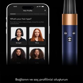 Dyson Airwrap I.d. Kıvırcık Bukleli Prusya Mavisi Saç Şekillendirme Kurutma Seti
