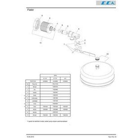 E.C.A 101009003 3/4 Flatör