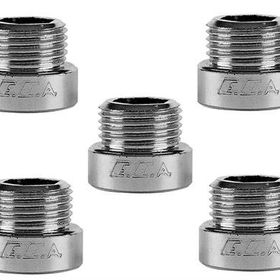 E.C.A 102134013 5 Adet Eca 1/2 1 cm Krom Pirinç Musluk Uzatma