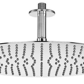 E.C.A 102145016 İnce 40 cm Yuvarlak Tavandan Tepe Duş Başlığı