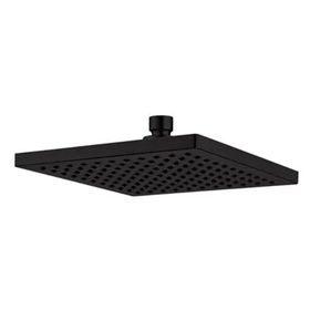 E.C.A 102145029C1 Tiera 20x20 cm Mat Siyah Kare Duş Başlığı
