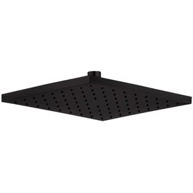 E.C.A 102145068C1 Tiera 25x25 cm Mat Siyah Renkli Kare Duş Başlığı