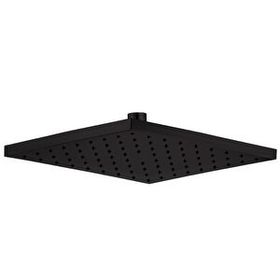 E.C.A 102145068C1 Tiera 25x25 cm Mat Siyah Renkli Kare Duş Başlığı