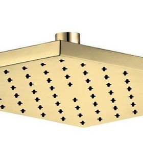 E.C.A 102845068 Tiera 25x25 cm Altın Renkli Kare Duş Başlığı