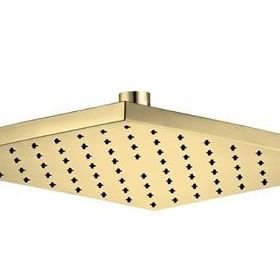 E.C.A 102845068 Tiera 25x25 cm Altın Renkli Kare Duş Başlığı