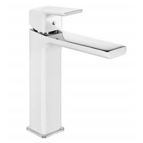 E.C.A 104888003 Tiera Bi-Color Beyaz Orta Tip Lavabo Batarya