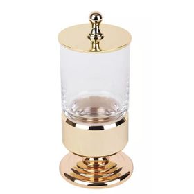 E.C.A 140110013A Serel Luna Pamukluk Fırçalık Kapaklı Gold Altın Organizer