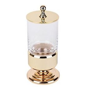 E.C.A 140110013A Serel Luna Pamukluk Fırçalık Kapaklı Gold Altın Organizer