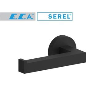 E.C.A 140112007S Serel Rita Mat Siyah Tuvalet Kağıtlığı