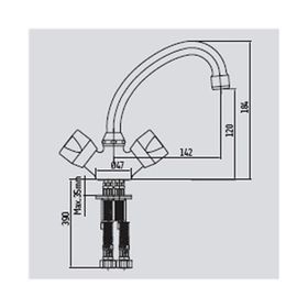 E.C.A Pınar 2102108555 Lavabo Bataryası