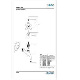 E.C.A QUADRILLE Kısa Musluk