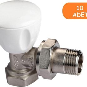 E.C.A. RV3 1/2 10 Adet Petek Havlupan Vanası Köşe Radyatör Valfi