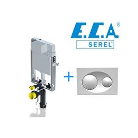 E.C.A Serel Smooth Asma Klozet Gömme Rezervuar ve Panel