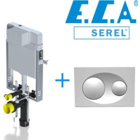 E.C.A Serel Smooth Asma Klozet Gömme Rezervuar ve Panel