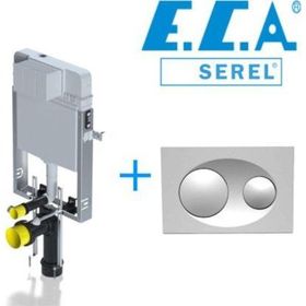 E.C.A Serel Smooth Asma Klozet Gömme Rezervuar ve Panel