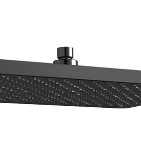 E.C.A. Tiera Plus 36x24 Mat Siyah Dikdörtgen Banyo Duş Başlığı