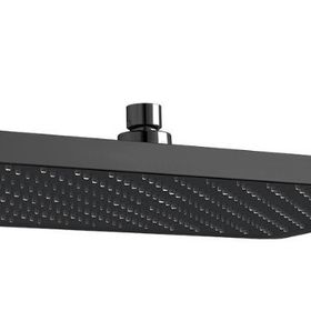 E.C.A. Tiera Plus 36x24 Mat Siyah Dikdörtgen Banyo Duş Başlığı