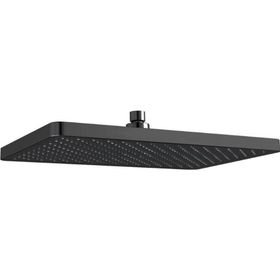 E.C.A. Tiera Plus 36x24 Mat Siyah Dikdörtgen Banyo Duş Başlığı
