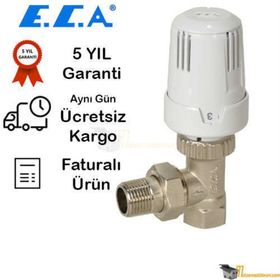 E.C.A TRV3 Termostatik Radyatör Köşe Valfi